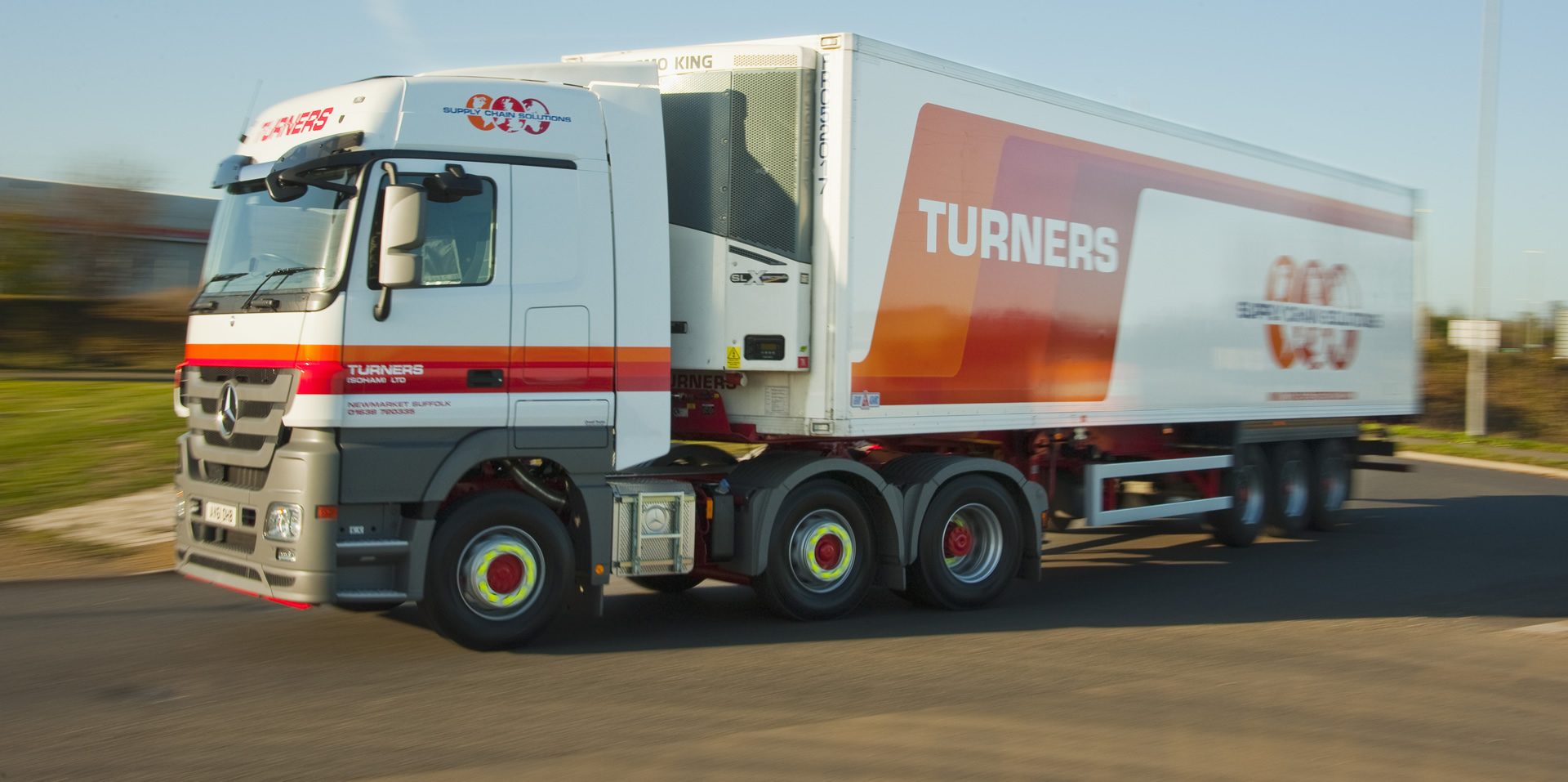 Turners Lorry on the road
